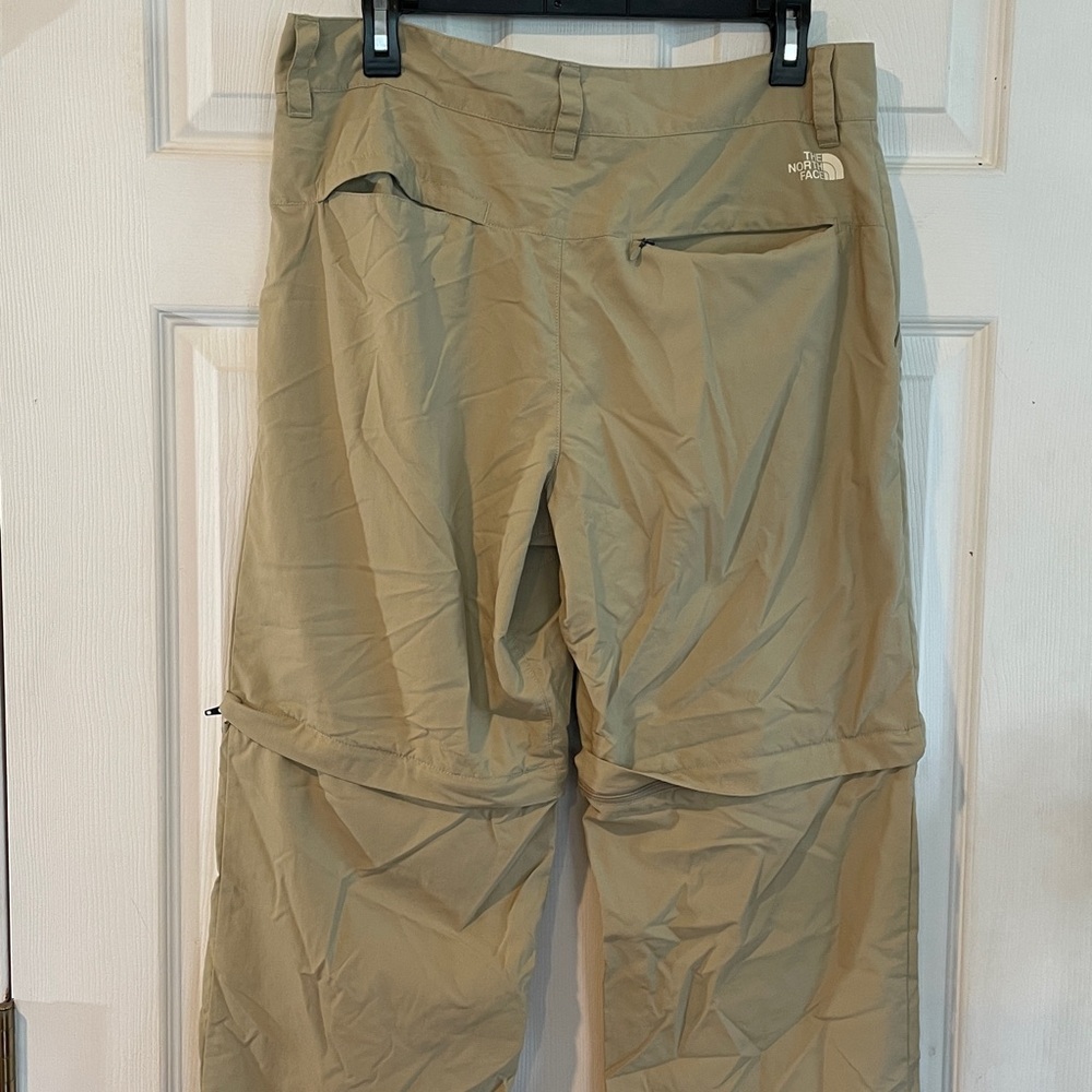 The North Face Size 33 Tan Convertible Travel Chinos - Picture 8 of 15